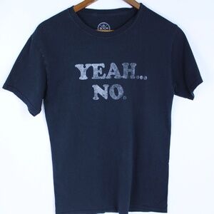 DOM Graphic Tee “Yeah…No.” Black T-Shirt – Size Smal
